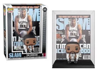 اکشن فیگور اسپشیال 9 سانتی فانکو پاپ تیم دانکن با کاور شخصیت مدل Funko POP - Magazine Covers - SLAM - Tim Duncan - Exclusive _اسباب بازی